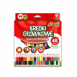 KREDKI OŁÓWKOWE 24/48 KOLORÓW KOLORI PENMATE