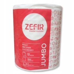 Ręcznik papierowy JUMBO ZEFIR 300 listków 2warstwy
