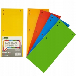Przekładki kartonowe D.Rect 1/3 A4 100 sztuk