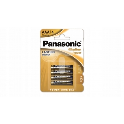 Bateria AAA Lr03 1,5v Panasonic 4Sztuki Alkaliczne