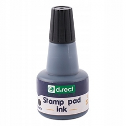 TUSZ DO PIECZĄTEK STEMPLI CZARNY 30ML d.rect