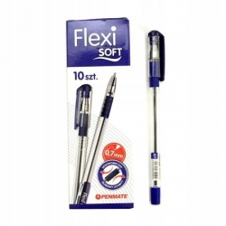 Długopis niebieski Penmate Flexi 0,7 mm