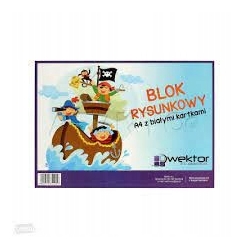Blok rysunkowy A4 Wektor