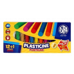 Plastelina Astra 13 kolorów - 12+1 kolor gratis