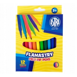 Flamastry Astra 12 kolorów