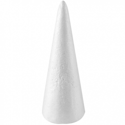 Stożek styropianowy 20cm BREWIS